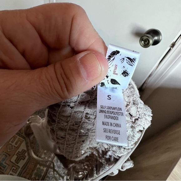 Wishlist Cross Back Lace Bralette champagne - Picture 3 of 3